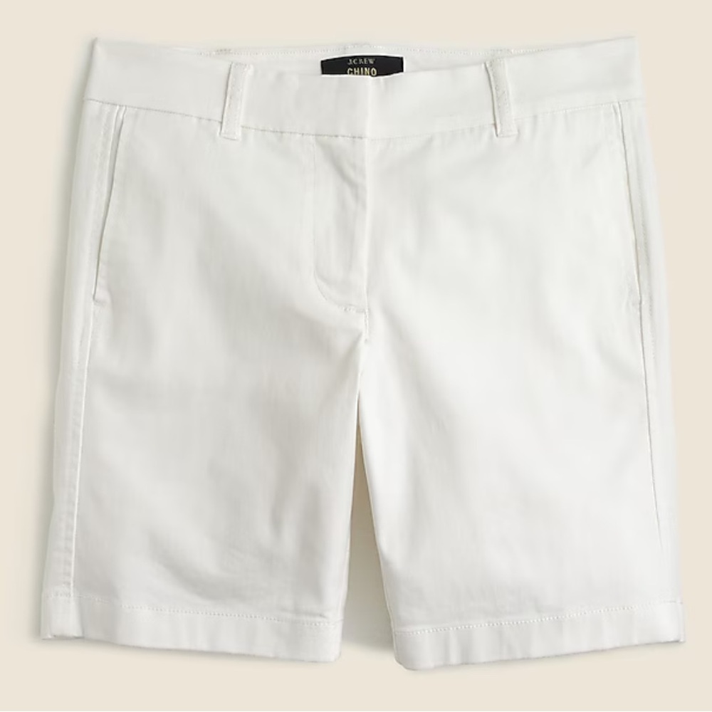 J crew 7 inch chino shorts new